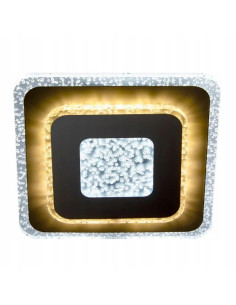 Nowoczesny plafon LED z efektem gwiezdnego nieba, 20 cm, biały, energooszczędny do sypialni i salonu marki Venti 2