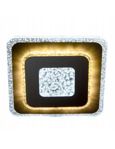 Nowoczesny plafon LED z efektem gwiezdnego nieba, 20 cm, biały, energooszczędny do sypialni i salonu marki Venti