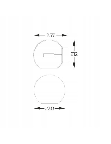 Kinkiet ENCELADUS z przezroczystym kloszem i chromowanym wykończeniem - nowoczesna lampa do sypialni i wnętrz