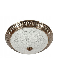 Plafon sufitowy vintage z mosiężnym wykończeniem – stylowe oświetlenie do kuchni i salonu Venti