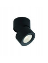 Lampa sufitowa LED Mone Nero 7W 522lm, czarna aluminium, regulowany reflektor, nowoczesny design do wnętrza