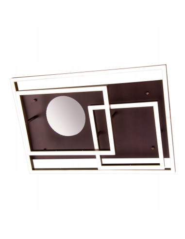 Nowoczesny prostokątny plafon LED Venti z funkcją zmiany kolorów - eleganckie oświetlenie do każdego wnętrza