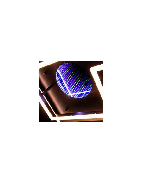 Nowoczesny prostokątny plafon LED Venti z funkcją zmiany kolorów - eleganckie oświetlenie do każdego wnętrza