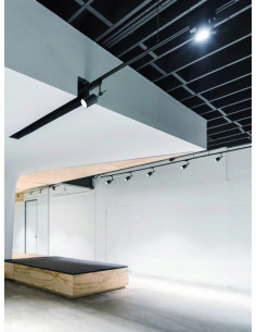 Reflektor LED Stick Bianco - minimalistyczna lampa do szynoprzewodu GU10 w kolorze białym, Orlicki Design 2