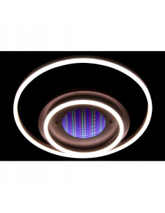 Nowoczesny plafon LED Venti P-MX 55011/2L - elegancka lampa sufitowa do sypialni i kuchni, energooszczędna i stylowa 2