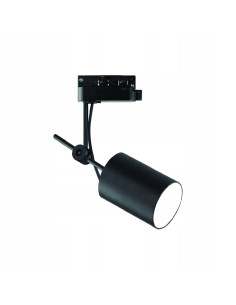 Reflektor sufitowy Stick Nero Track – nowoczesna lampa w matowej czerni GU10 8W do kuchni i wnętrz