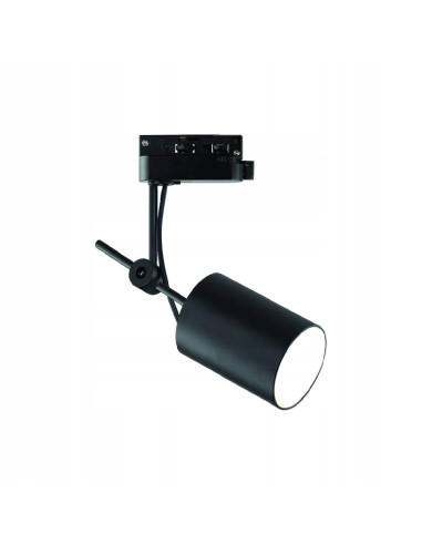 Reflektor sufitowy Stick Nero Track – nowoczesna lampa w matowej czerni GU10 8W do kuchni i wnętrz