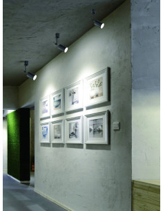 Nowoczesny Reflektor Stick Bianco LED z ruchomym ramieniem, minimalistyczny design, biały mat, Orlicki Design 2