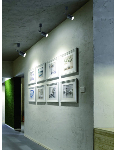 Nowoczesny Reflektor Stick Bianco LED z ruchomym ramieniem, minimalistyczny design, biały mat, Orlicki Design