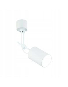 Nowoczesny Reflektor Stick Bianco LED z ruchomym ramieniem, minimalistyczny design, biały mat, Orlicki Design