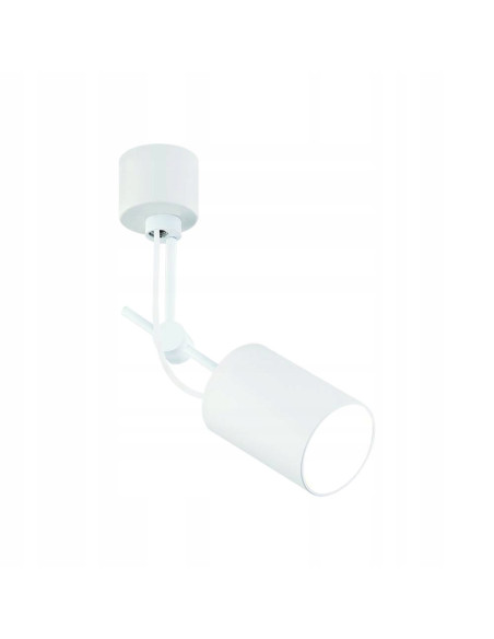 Nowoczesny Reflektor Stick Bianco LED z ruchomym ramieniem, minimalistyczny design, biały mat, Orlicki Design