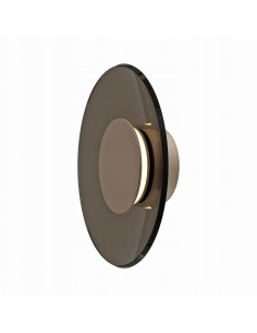 Nowoczesna lampa ścienna Pure Moon - eleganckie LED oświetlenie do wnętrz i korytarzy w stylu klasycznym