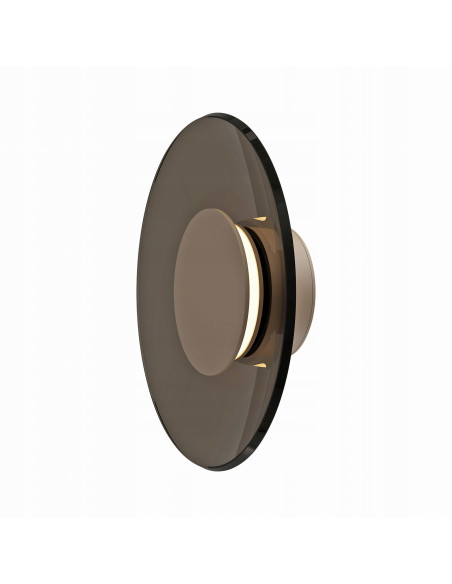 Nowoczesna lampa ścienna Pure Moon - eleganckie LED oświetlenie do wnętrz i korytarzy w stylu klasycznym