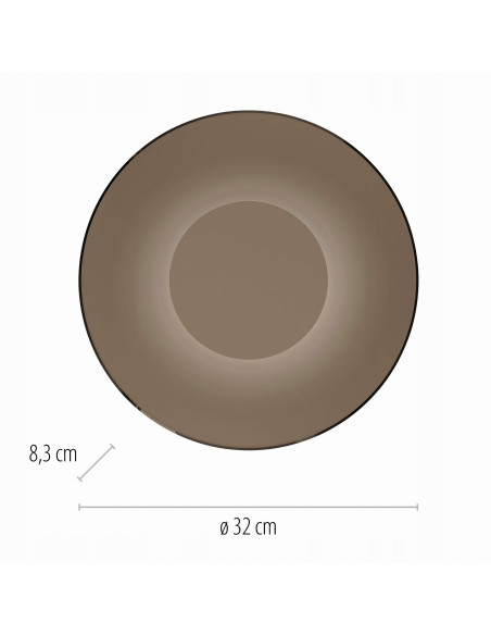 Nowoczesna lampa ścienna Pure Moon - eleganckie LED oświetlenie do wnętrz i korytarzy w stylu klasycznym