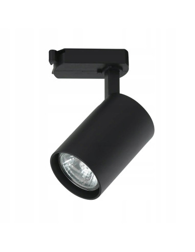 Reflektor Tuka Track Nero - elegancka lampa sufitowa, regulowane oświetlenie, czarna, GU10, minimalistyczny design do kuchni