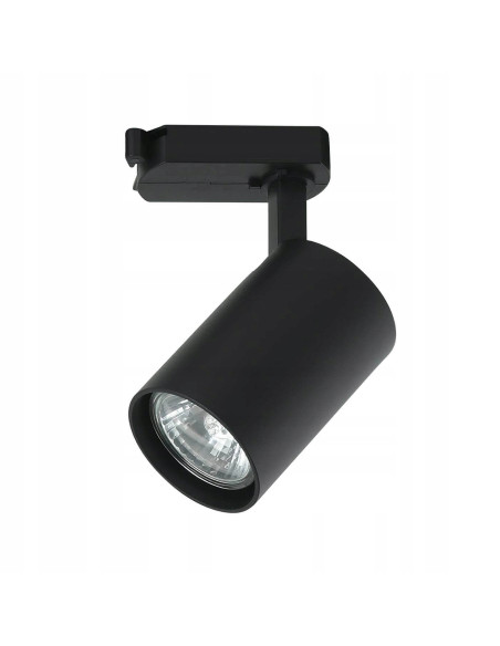 Reflektor Tuka Track Nero - elegancka lampa sufitowa, regulowane oświetlenie, czarna, GU10, minimalistyczny design do kuchni