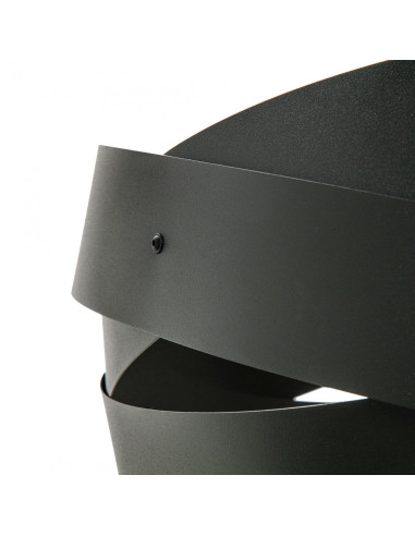 Lampa sufitowa TORNADO 3-punktowa E27 w czarnym, nowoczesnym designie – idealna do każdego wnętrza