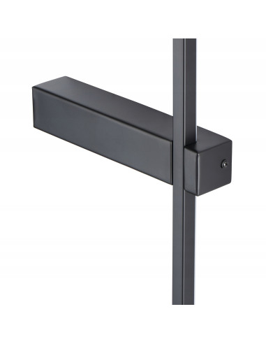 Kinkiet LED SOUL w kolorze czarnym - nowoczesne oświetlenie minimalistyczne do sypialni i salonu