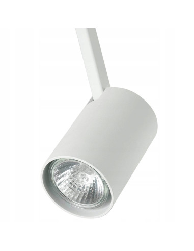 Lampa zwisająca Tuka Bianco L - nowoczesne oświetlenie w białym aluminium do galerii i sypialni