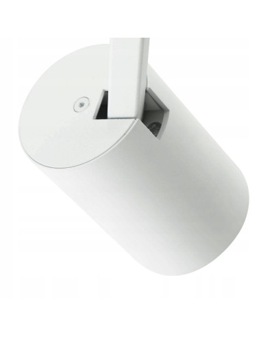 Lampa zwisająca Tuka Bianco L - nowoczesne oświetlenie w białym aluminium do galerii i sypialni