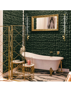 Kinkiet LED FLORENCE 86 cm - Nowoczesna lampa ścienna w eleganckim złotym wykończeniu do stylowych wnętrz 2