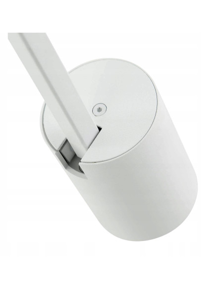 Lampa zwisająca Tuka Bianco L - nowoczesne oświetlenie w białym aluminium do galerii i sypialni