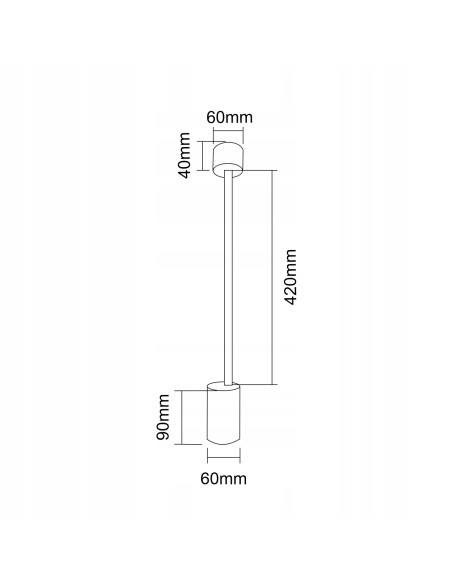 Lampa zwisająca Tuka Bianco L - nowoczesne oświetlenie w białym aluminium do galerii i sypialni
