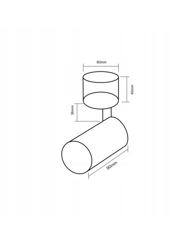 Lampa sufitowa Orlicki Tuka Bianco - nowoczesny design, regulowane światło, cylindryczna, energooszczędna, aluminium.