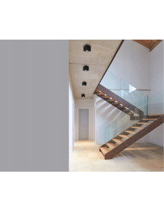 Reflektor sufitowy Cardi I Nero – nowoczesna lampa natynkowa w kolorze czarnym od Orlicki Design idealna do eleganckich wnętrz. 2