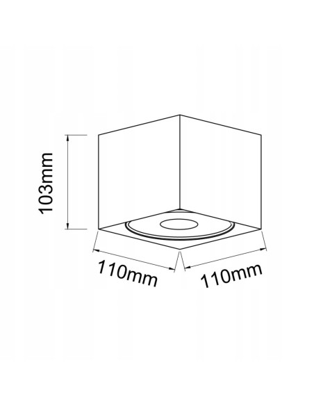 Lampa natynkowa Cardi Small Nero - minimalistyczne oświetlenie kuchenne w eleganckim czarnym wykończeniu