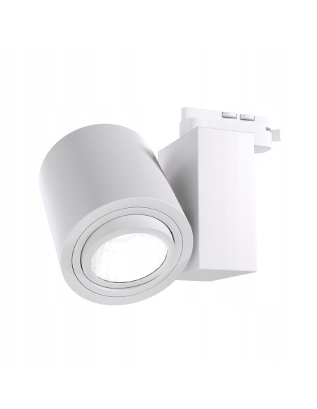 Reflektor sufitowy Rullo Bianco Mobile Track - nowoczesna lampa punktowa GU10 od Orlicki Design w eleganckim białym kolorze.