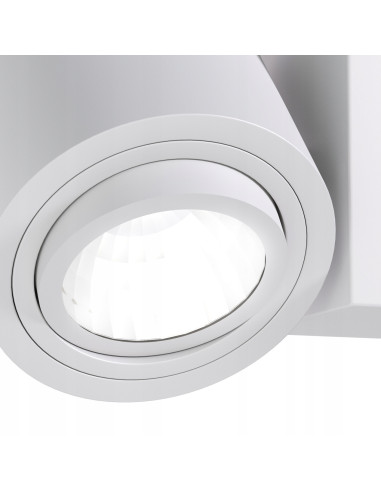 Reflektor sufitowy Rullo Bianco Mobile Track - nowoczesna lampa punktowa GU10 od Orlicki Design w eleganckim białym kolorze.