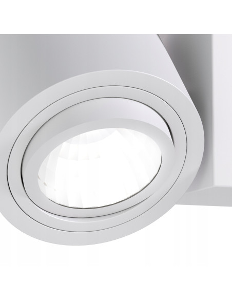 Reflektor sufitowy Rullo Bianco Mobile Track - nowoczesna lampa punktowa GU10 od Orlicki Design w eleganckim białym kolorze.