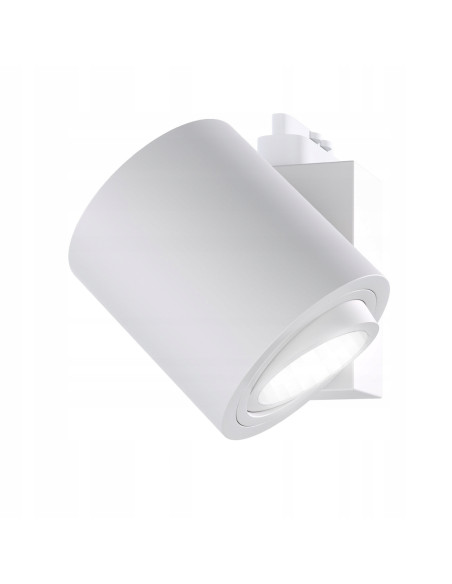 Reflektor sufitowy Rullo Bianco Mobile Track - nowoczesna lampa punktowa GU10 od Orlicki Design w eleganckim białym kolorze.