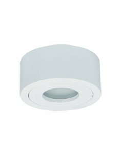 Lampa punktowa Rullo Bianco Mini IP44 LED, minimalistyczna, śnieżno biała, aluminium, do nowoczesnych wnętrz.