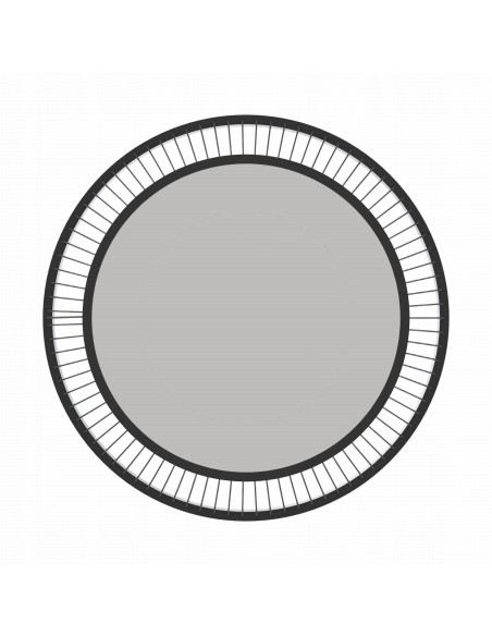 Nowoczesna lampa LED BALU w stylu industrialnym – czarna, z opcją ściemniania i zdalnego sterowania, idealna do biura i salonu