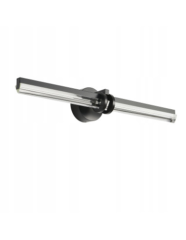 Kinkiet LED LOVELY czarny 58 cm – nowoczesna lampa ścienna do wnętrz z ciepłym, rozproszonym światłem.