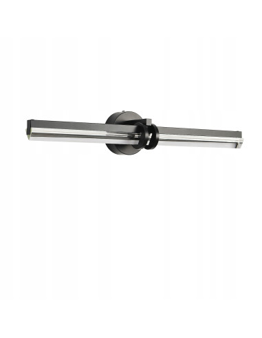 Kinkiet LED LOVELY czarny 58 cm – nowoczesna lampa ścienna do wnętrz z ciepłym, rozproszonym światłem.