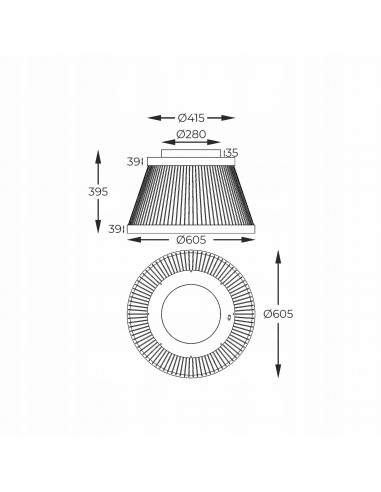 Nowoczesna lampa LED BALU w stylu industrialnym – czarna, z opcją ściemniania i zdalnego sterowania, idealna do biura i salonu