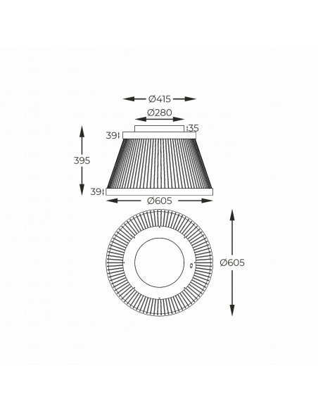Nowoczesna lampa LED BALU w stylu industrialnym – czarna, z opcją ściemniania i zdalnego sterowania, idealna do biura i salonu