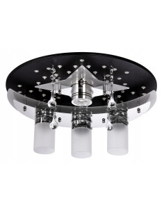 Plafon LED Venti P-S 0838/3+1 z pilotem, minimalistyczny design, zmienne kolory, idealny do nowoczesnych wnętrz