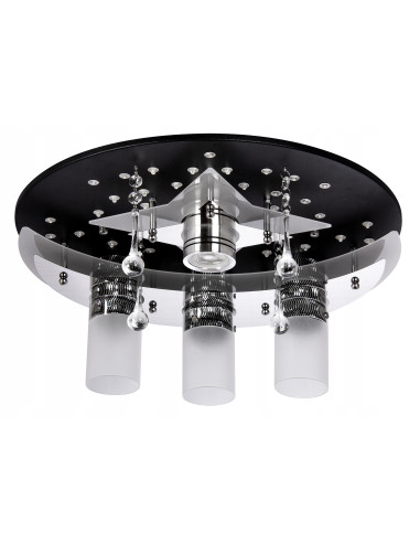 Plafon LED Venti P-S 0838/3+1 z pilotem, minimalistyczny design, zmienne kolory, idealny do nowoczesnych wnętrz