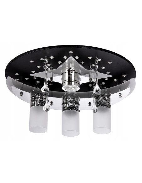 Plafon LED Venti P-S 0838/3+1 z pilotem, minimalistyczny design, zmienne kolory, idealny do nowoczesnych wnętrz