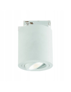 Minimalistyczna lampa sufitowa Rullo Bianco Track LED GU10 – idealna do biura i nowoczesnych wnętrz skandynawskich