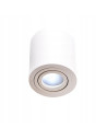 Lampa punktowa Rullo Bianco IP44 - minimalistyczne oświetlenie ścienne do kuchni i łazienki, aluminiowa, GU10, 9,5 cm