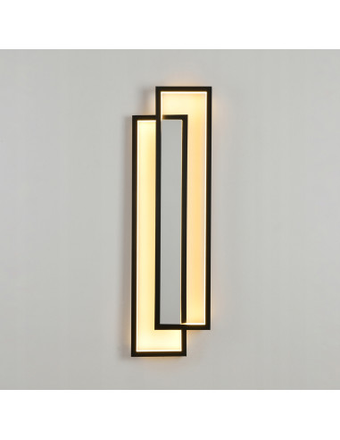 Lampa ścienna SYMMETRY LED 100 cm - nowoczesne oświetlenie z ciepłym światłem do sypialni