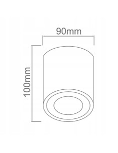 Spot Rullo Nero Track GU10 - Minimalistyczna Lampa Punktowa w Matowym Czarze do Nowoczesnych Wnętrz 2