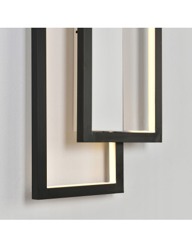 Lampa ścienna SYMMETRY LED 100 cm - nowoczesne oświetlenie z ciepłym światłem do sypialni