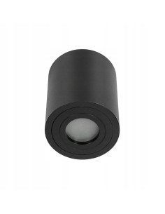 Lampa Punktowa Rullo Nero IP44 - Nowoczesna Czarna Lampa LED do Łazienki z Aluminiowym Wykończeniem, Minimalistyczny Design