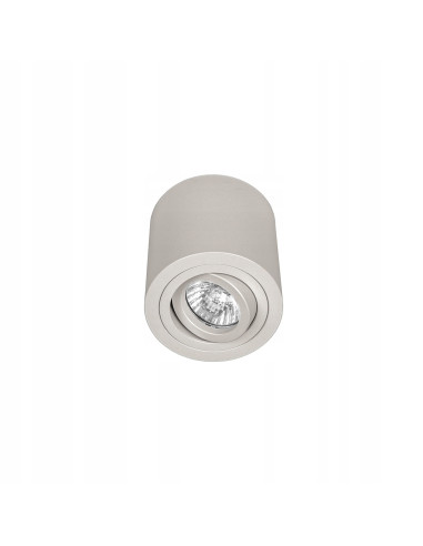 Lampa sufitowa Rullo Toupe – nowoczesny kremowy spot owalny w stylu minimalistycznym do eleganckich wnętrz